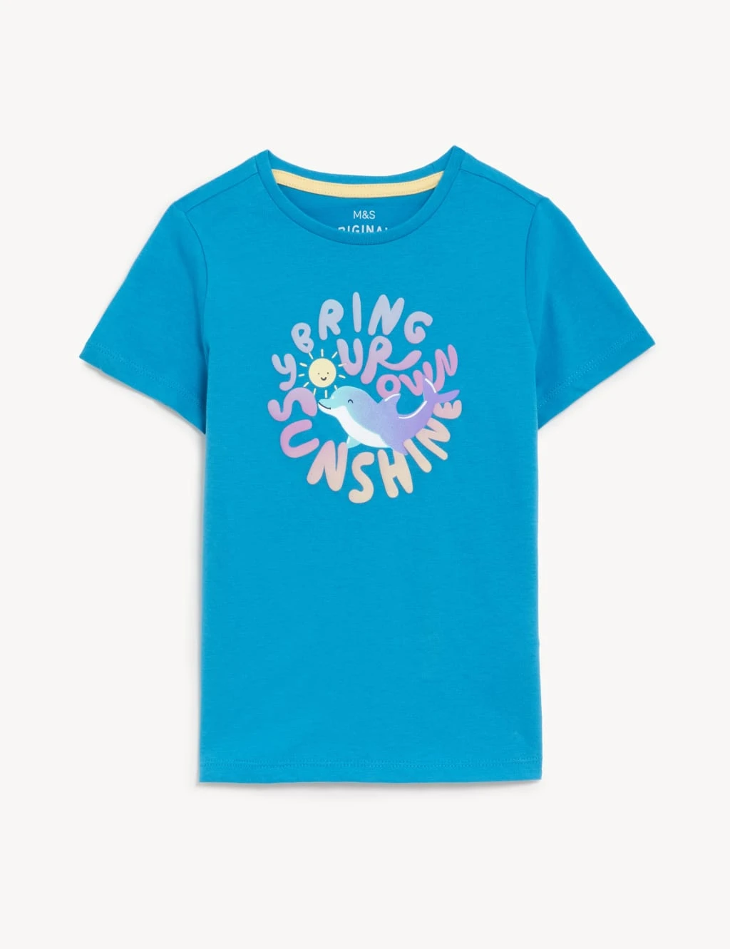 Pure Cotton Dolphin T-Shirt (2-8 Yrs) 4 Pure Cotton Dolphin T-Shirt (2-8 Yrs) - Image 2