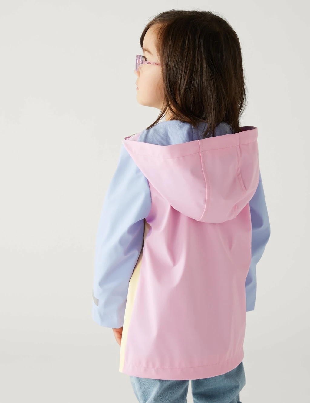 Colour Block Hooded Fisherman Coat (2-8 Yrs) 8 Colour Block Hooded Fisherman Coat (2-8 Yrs) - Image 6