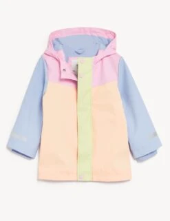 Colour Block Hooded Fisherman Coat (2-8 Yrs) 10 Colour Block Hooded Fisherman Coat (2-8 Yrs) -School Uniform Store SD 04 T77 5330W ZZ X EC 90