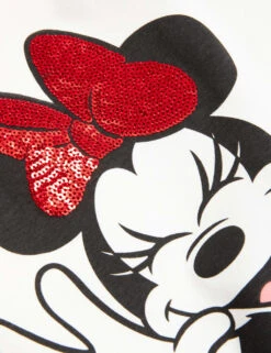 Pure Cotton Minnie Mouse™ Top (2-8 Yrs) -School Uniform Store SD 04 T77 6285C Z0 X EC 6