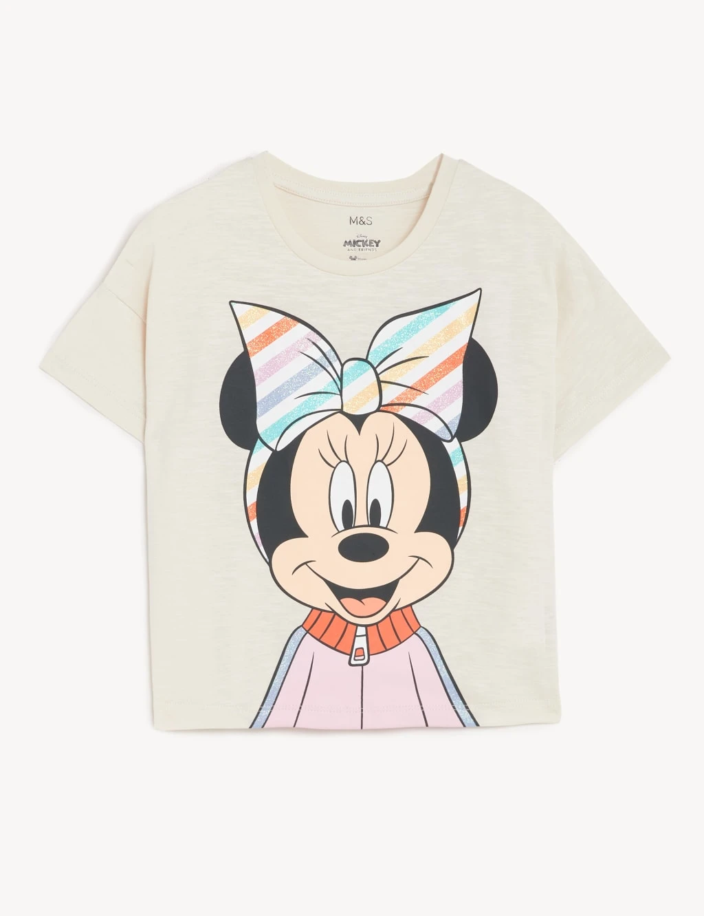 Pure Cotton Minnie Mouse™ T-Shirt (2-8 Yrs) 4 Pure Cotton Minnie Mouse™ T-Shirt (2-8 Yrs) - Image 2