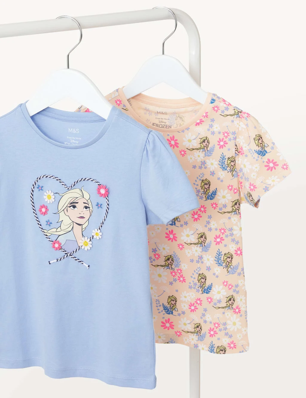 2pk Pure Cotton Disney Frozen™ Tops 4 2pk Pure Cotton Disney Frozen™ Tops - Image 2