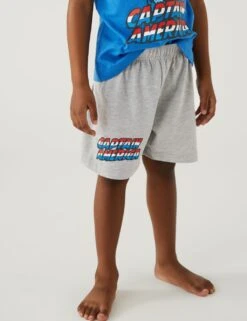 Captain America™ Short Pyjama Set (3-12 Yrs) 10 Captain America™ Short Pyjama Set (3-12 Yrs) -School Uniform Store SD 04 T86 3015C E4 X EC 2