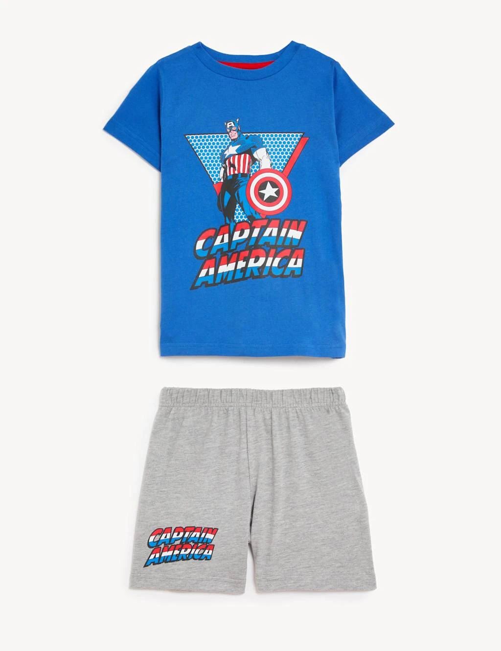 Captain America™ Short Pyjama Set (3-12 Yrs) 4 Captain America™ Short Pyjama Set (3-12 Yrs) - Image 2