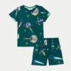 Glow In The Dark Space Short Pyjama Set (1-8 Yrs) -School Uniform Store SD 04 T86 3027Q Y4 X EC 90