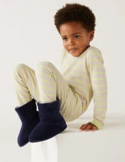 Pure Cotton Striped Pyjama Set (1-8 Yrs)