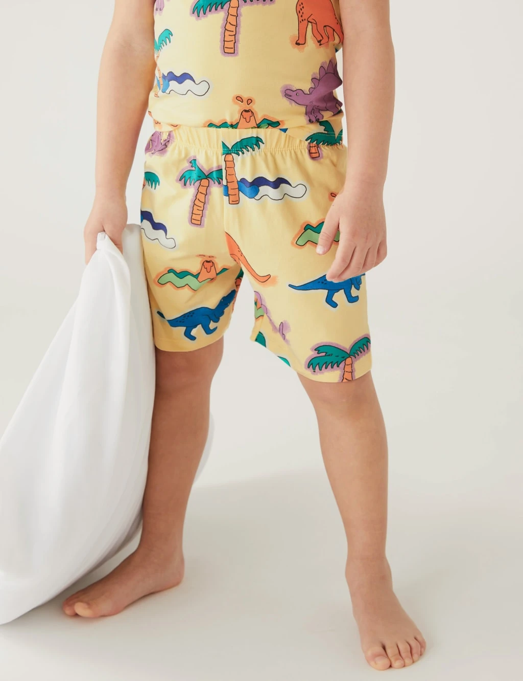 Cotton Rich Dinosaur Short Pyjama Set (1-8 Yrs) 6 Cotton Rich Dinosaur Short Pyjama Set (1-8 Yrs) - Image 4