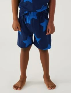 3pk Pure Cotton Patterned Short Pyjama Sets (1-8 Yrs) 9 3pk Pure Cotton Patterned Short Pyjama Sets (1-8 Yrs) -School Uniform Store SD 04 T86 3793Q F4 X EC 2