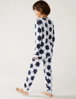 Cotton Rich Football Pyjamas (7-16 Yrs) 8 Cotton Rich Football Pyjamas (7-16 Yrs) -School Uniform Store SD 04 T86 5203E T4 X EC 1