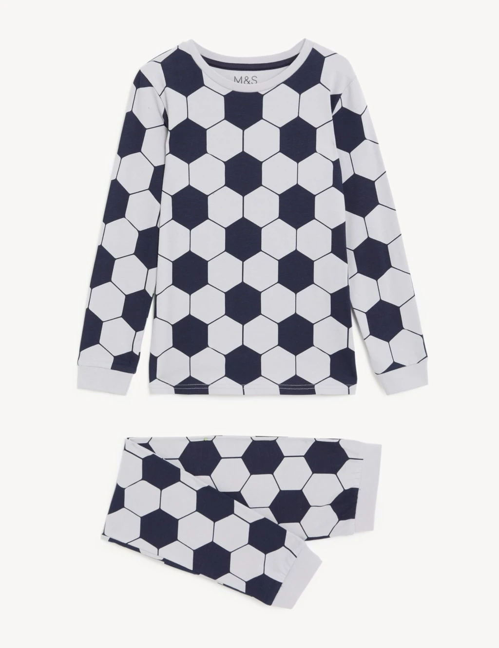 Cotton Rich Football Pyjamas (7-16 Yrs) 4 Cotton Rich Football Pyjamas (7-16 Yrs) - Image 2