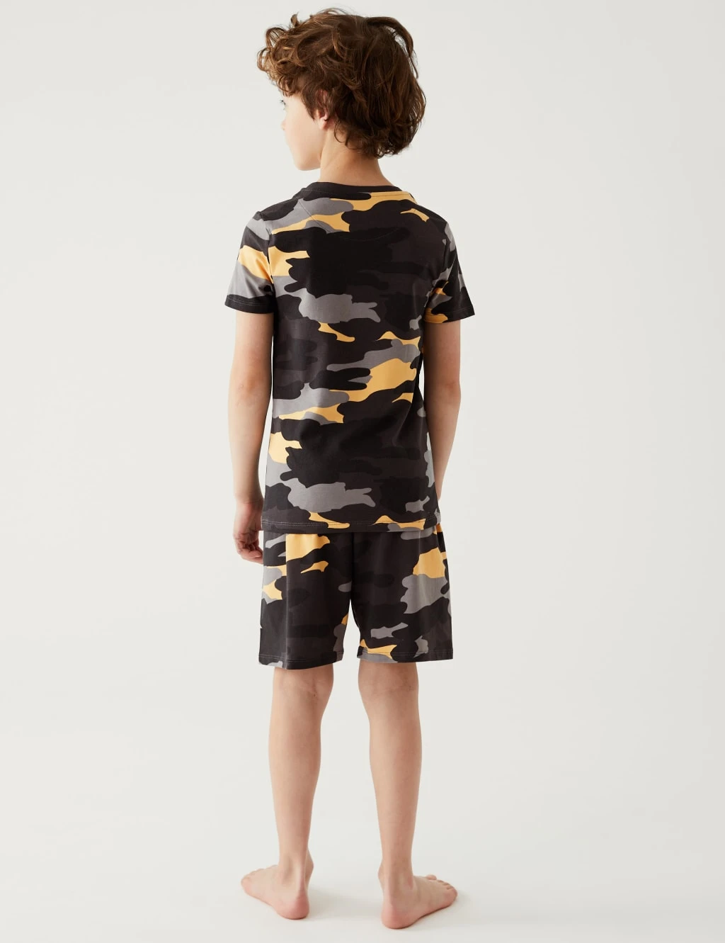 Cotton Rich Camouflage Short Pyjama Set (7-16 Yrs) 5 Cotton Rich Camouflage Short Pyjama Set (7-16 Yrs) - Image 3