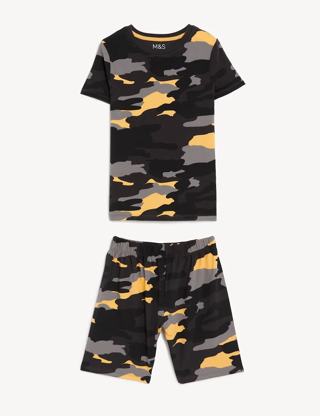 Cotton Rich Camouflage Short Pyjama Set (7-16 Yrs) 4 Cotton Rich Camouflage Short Pyjama Set (7-16 Yrs) - Image 2