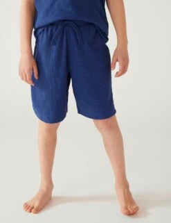 Cotton Blend Waffle Short Pyjama Set (6-16 Yrs) 9 Cotton Blend Waffle Short Pyjama Set (6-16 Yrs) -School Uniform Store SD 04 T86 5262T E4 X EC 2