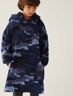 Fleece Camouflage Oversized Hoodie (7-16 Yrs) -School Uniform Store SD 04 T86 5404G F4 X EC 1