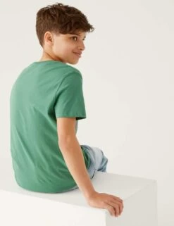 Pure Cotton Mini Me Cacti T-Shirt (6 - 16 Yrs) 10 Pure Cotton Mini Me Cacti T-Shirt (6 - 16 Yrs) -School Uniform Store SD 04 T87 2326E J4 X EC 2