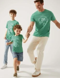 Pure Cotton Mini Me Cacti T-Shirt (6 - 16 Yrs) 11 Pure Cotton Mini Me Cacti T-Shirt (6 - 16 Yrs) -School Uniform Store SD 04 T87 2326E J4 X EC 6