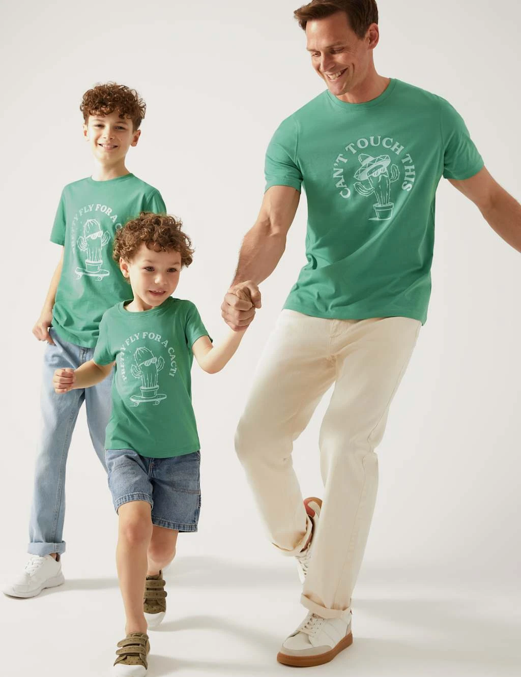 Pure Cotton Mini Me Cacti T-Shirt (6 - 16 Yrs) 7 Pure Cotton Mini Me Cacti T-Shirt (6 - 16 Yrs) - Image 5