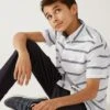 Pure Cotton Striped Shirt (6-16 Yrs)