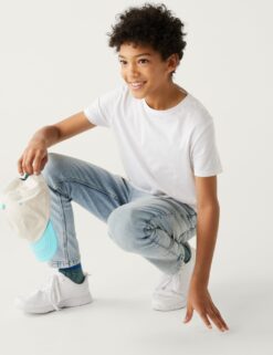 No Brand The Smith Skinny Fit Cotton With Stretch Jeans (3-16 Yrs)