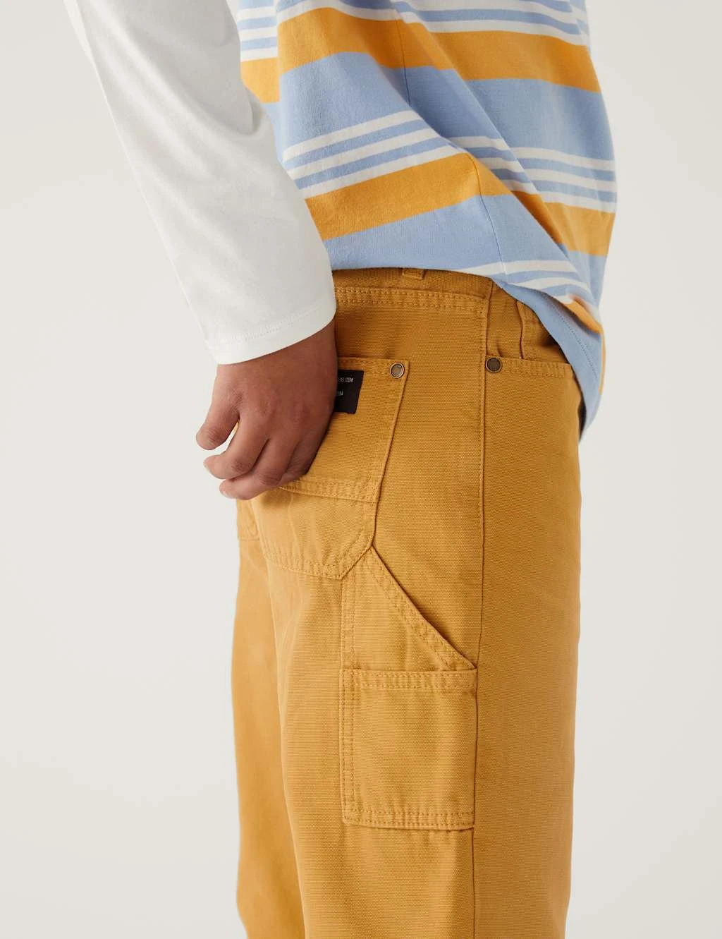 Pure Cotton Relaxed Trousers (6-16 Yrs) 6 Pure Cotton Relaxed Trousers (6-16 Yrs) - Image 4