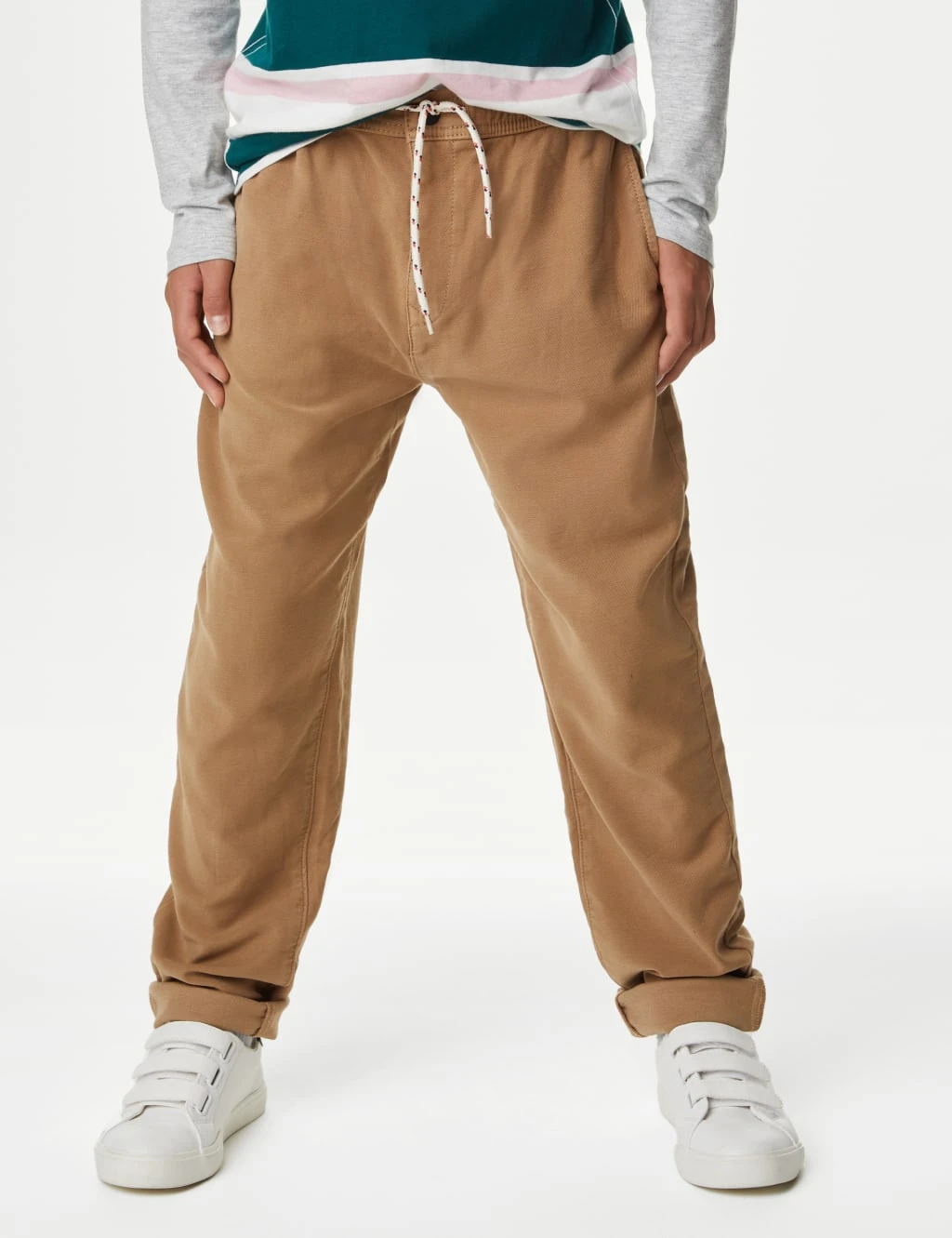 Relaxed Cotton Rich Skater Chinos (6-16 Yrs) 6 Relaxed Cotton Rich Skater Chinos (6-16 Yrs) - Image 4
