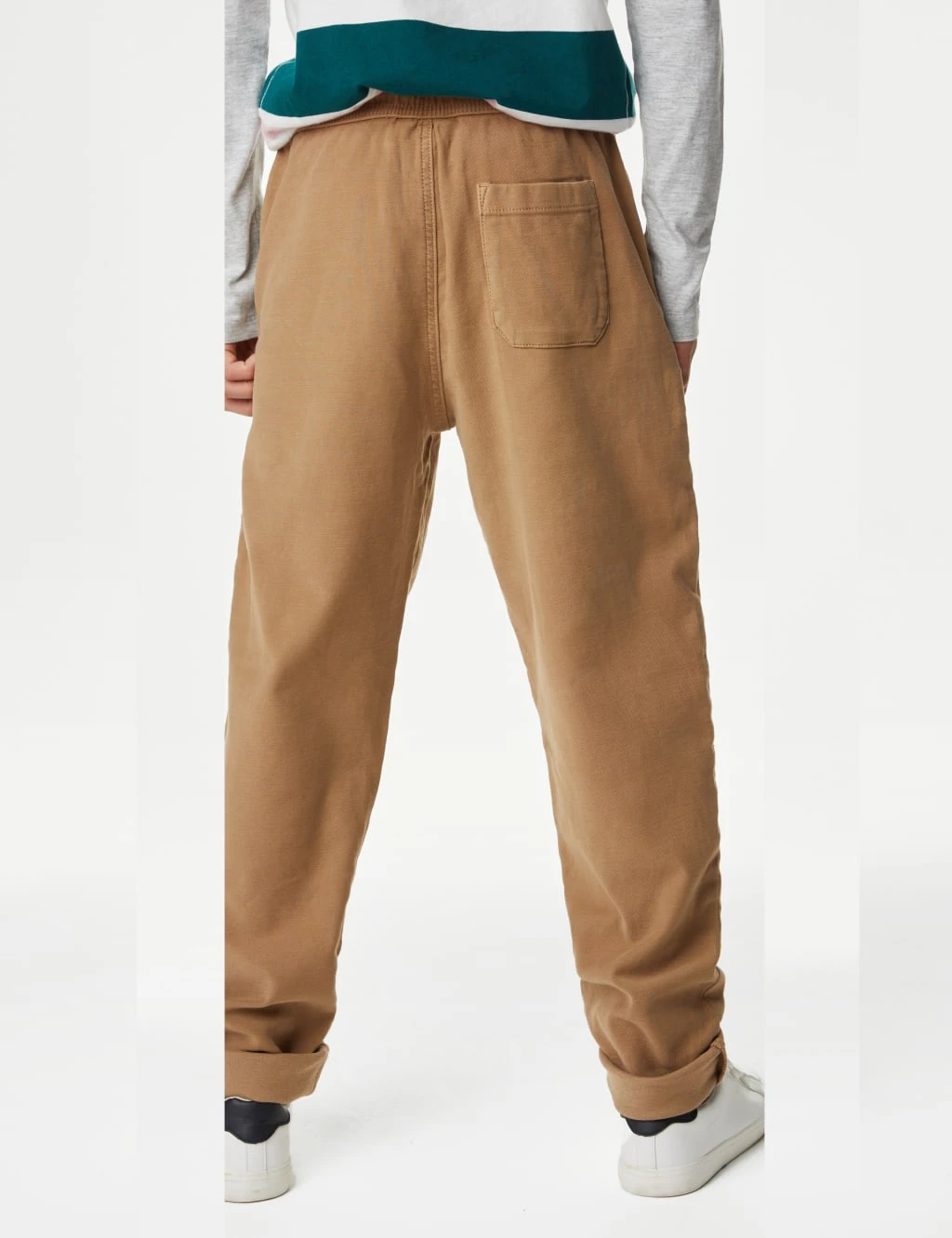 Relaxed Cotton Rich Skater Chinos (6-16 Yrs) 7 Relaxed Cotton Rich Skater Chinos (6-16 Yrs) - Image 5