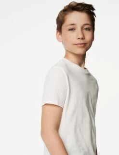 Cotton Rich Floral Shirt & T-Shirt Set (6-16 Yrs) -School Uniform Store SD 04 T87 3502J JA X EC 2