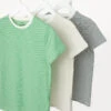 3pk Pure Cotton Striped T-Shirts (6-16 Yrs ) 2 3pk Pure Cotton Striped T-Shirts (6-16 Yrs ) -School Uniform Store SD 04 T87 4302B ZZ X EC 0