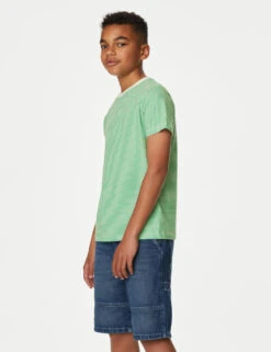 3pk Pure Cotton Striped T-Shirts (6-16 Yrs ) 6 3pk Pure Cotton Striped T-Shirts (6-16 Yrs ) -School Uniform Store SD 04 T87 4302B ZZ X EC 90