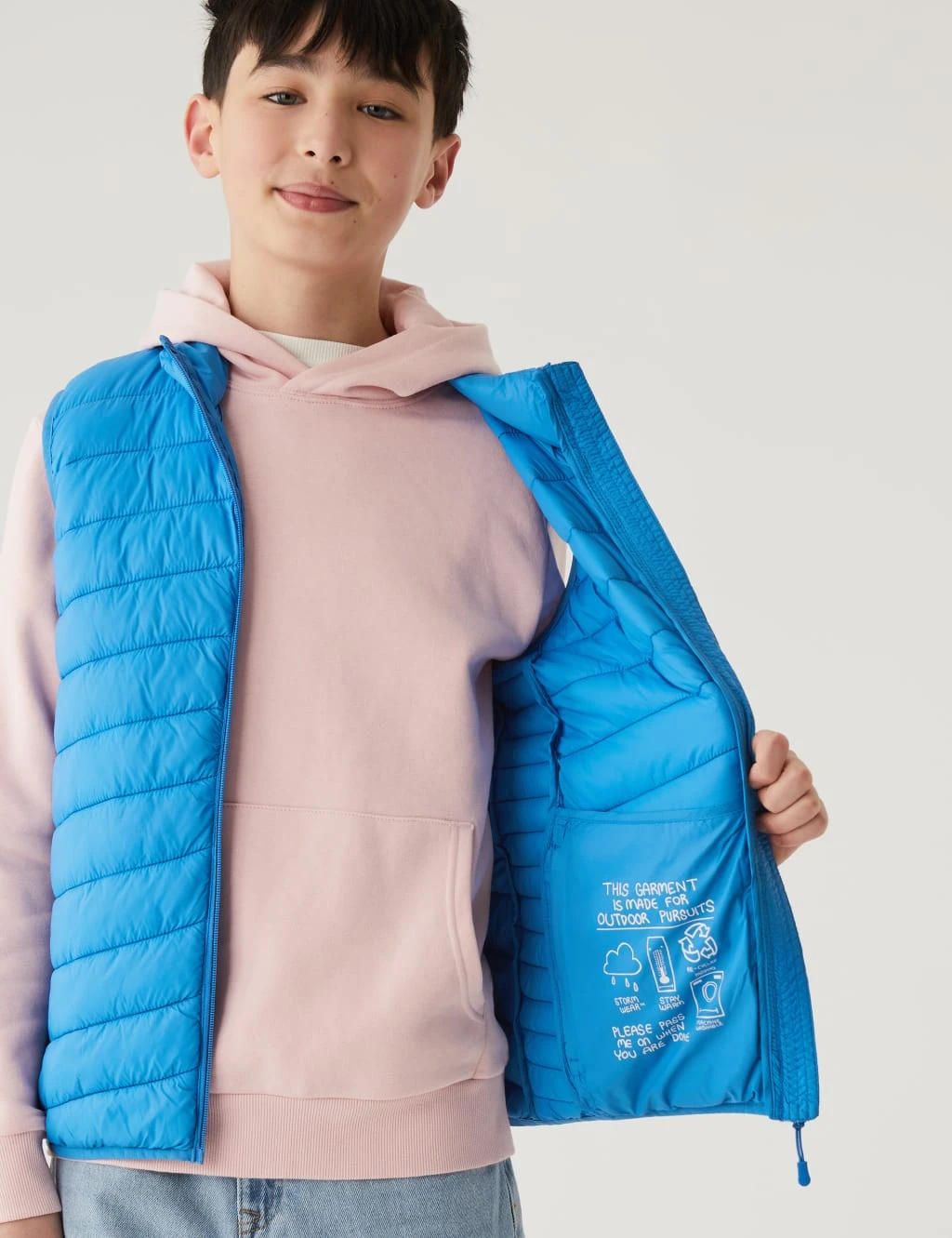 Lightweight Padded Gilet (6-16 Yrs) 6 Lightweight Padded Gilet (6-16 Yrs) - Image 4