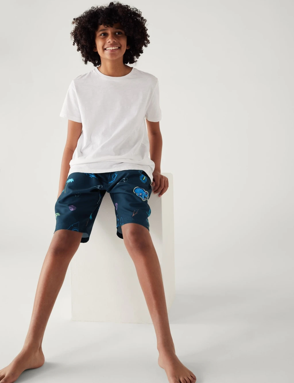 Printed Swim Board Short (6-16 Yrs) 3 Printed Swim Board Short (6-16 Yrs)