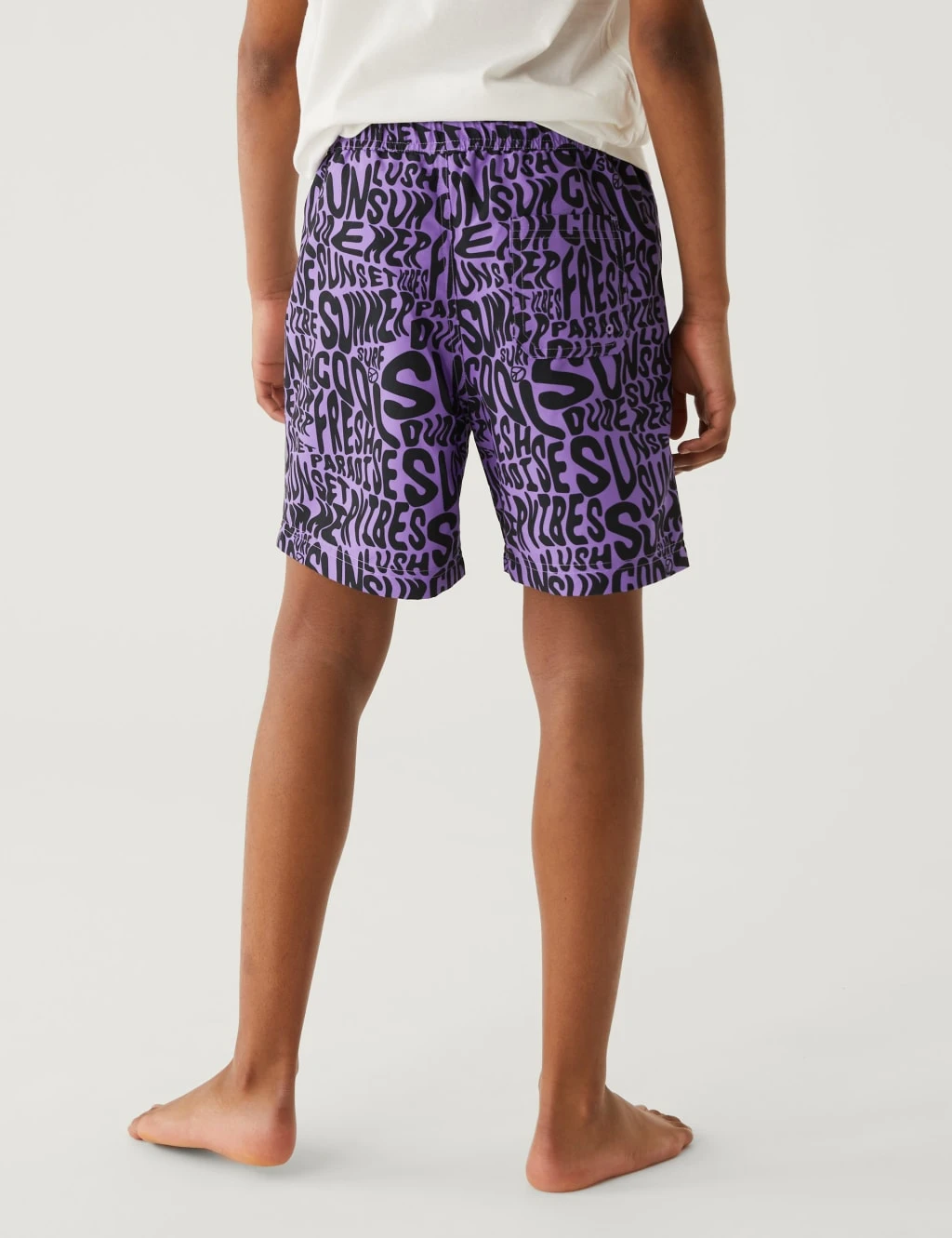 Printed Swim Shorts (6-16 Yrs) 6 Printed Swim Shorts (6-16 Yrs) - Image 4