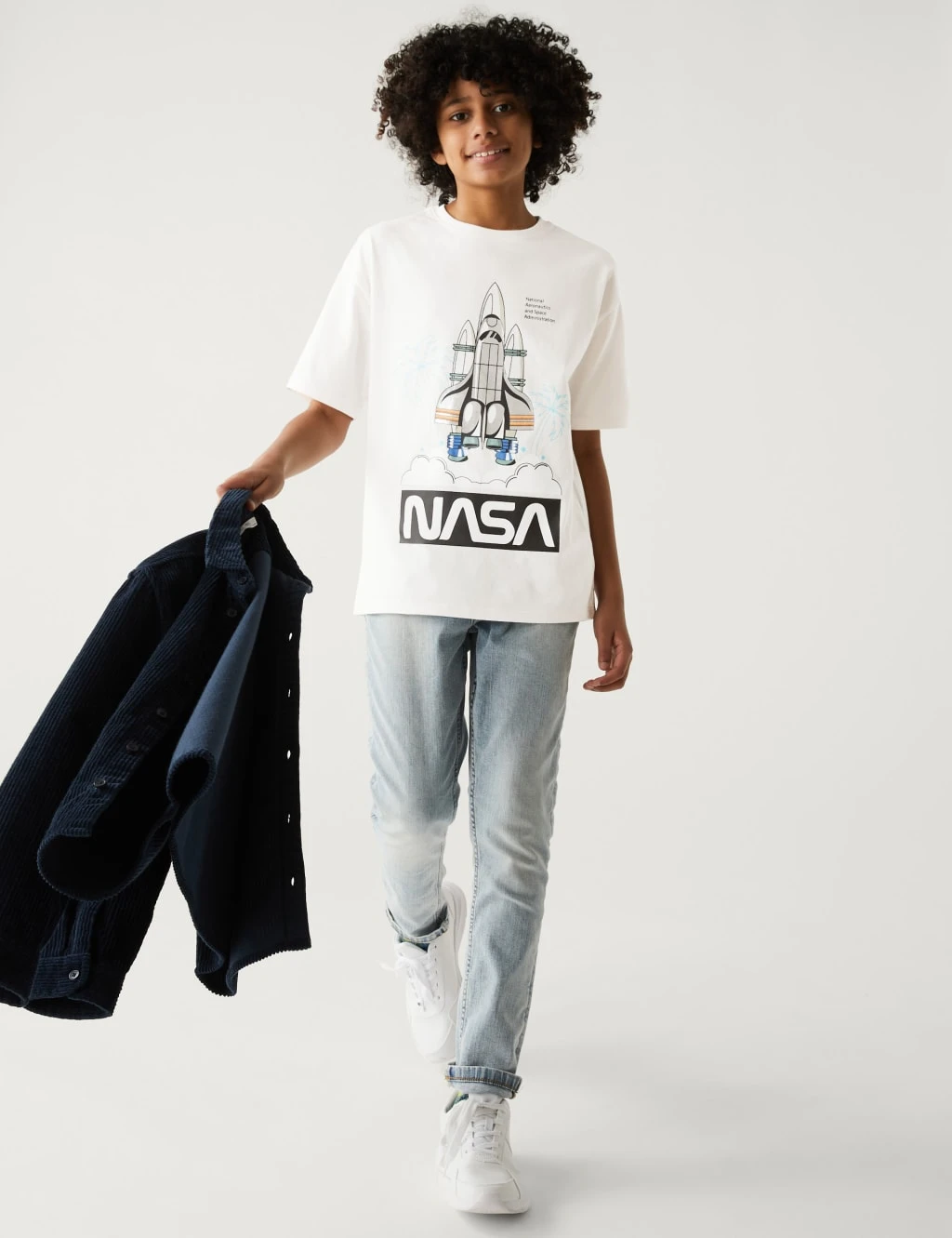 Pure Cotton NASA™ T-Shirt (6-16 Yrs) 3 Pure Cotton NASA™ T-Shirt (6-16 Yrs)