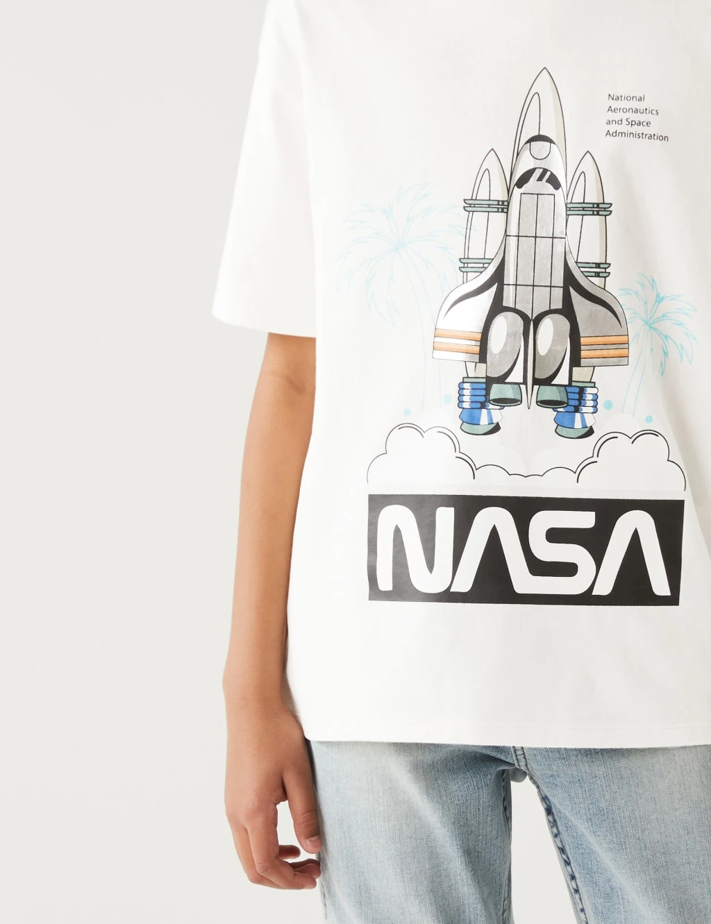 Pure Cotton NASA™ T-Shirt (6-16 Yrs) 5 Pure Cotton NASA™ T-Shirt (6-16 Yrs) - Image 3