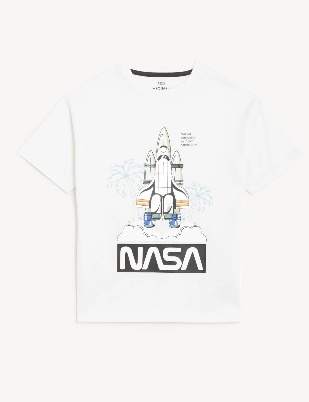 Pure Cotton NASA™ T-Shirt (6-16 Yrs) 4 Pure Cotton NASA™ T-Shirt (6-16 Yrs) - Image 2