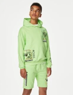 Cotton Rich Minecraft™ Hoodie (6-16 Yrs) 9 Cotton Rich Minecraft™ Hoodie (6-16 Yrs) -School Uniform Store SD 04 T87 7726C J0 X EC 1