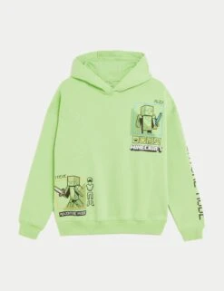 Cotton Rich Minecraft™ Hoodie (6-16 Yrs) 8 Cotton Rich Minecraft™ Hoodie (6-16 Yrs) -School Uniform Store SD 04 T87 7726C J0 X EC 90