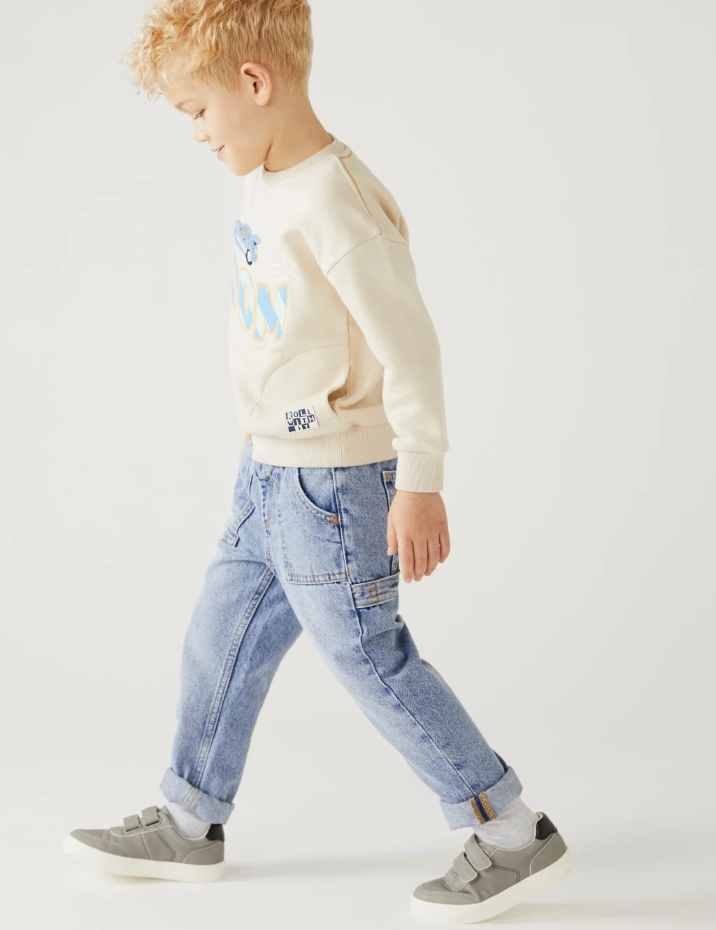 Pure Cotton Denim Jeans (2-8 Yrs) 5 Pure Cotton Denim Jeans (2-8 Yrs) - Image 3