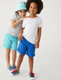 No Brand 2pk Pure Cotton Plain Shorts