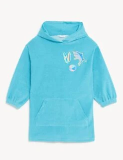 Cotton Rich Towelling Poncho (2-7 Yrs) -School Uniform Store SD 04 T88 2284W H0 X EC 90