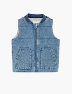 Denim Padded Gilet (2-8 Yrs) -School Uniform Store SD 04 T88 2300I HP X EC 90