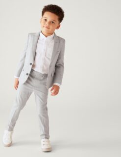 Checked Suit Trousers (2-8 Yrs)
