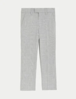 Checked Suit Trousers (2-8 Yrs) -School Uniform Store SD 04 T88 2705S T1 X EC 90