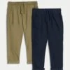 2pk Cotton Rich Trousers (2-8 Yrs) -School Uniform Store SD 04 T88 2717V F4 X EC 0