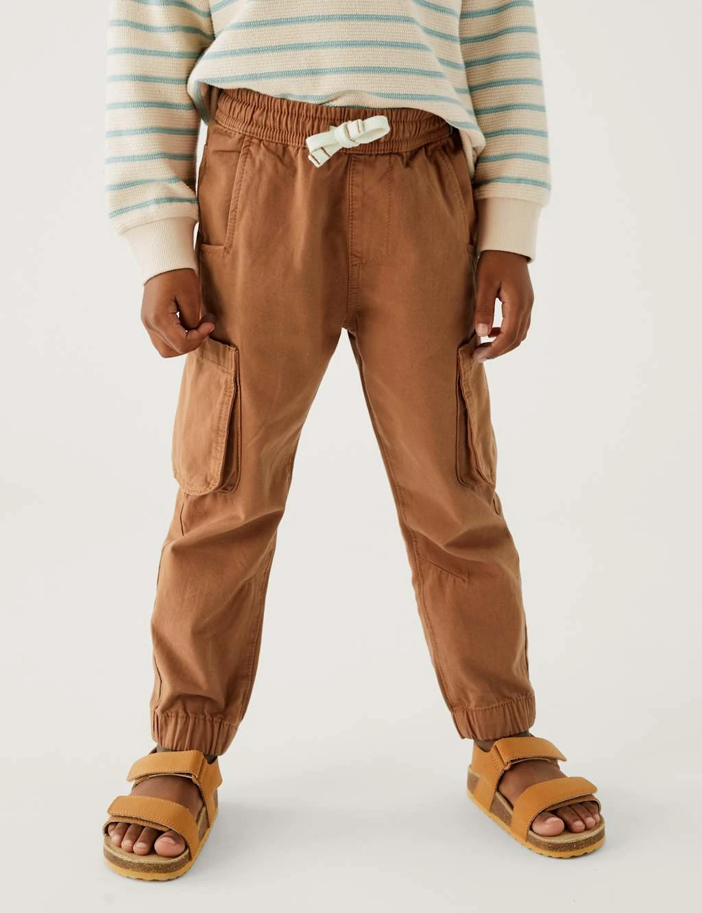 Pure Cotton Cargo Trousers (2-8 Yrs) 7 Pure Cotton Cargo Trousers (2-8 Yrs) - Image 5