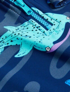 Shark Print All In One (2-8 Yrs) 11 Shark Print All In One (2-8 Yrs) -School Uniform Store SD 04 T88 3540W XU X EC 6