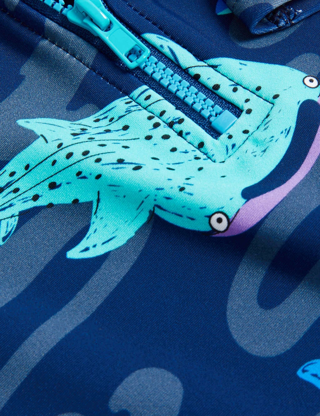 Shark Print All In One (2-8 Yrs) 7 Shark Print All In One (2-8 Yrs) - Image 5