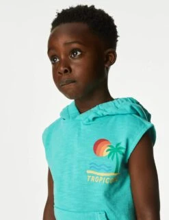 2pc Pure Cotton Tropicool Top & Bottom Outfit (2-8 Yrs) -School Uniform Store SD 04 T88 4243E JC X EC 1