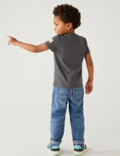 Pure Cotton NASA™ T-Shirt (2-8 Yrs) 10 Pure Cotton NASA™ T-Shirt (2-8 Yrs) -School Uniform Store SD 04 T88 4685C VP X EC 2