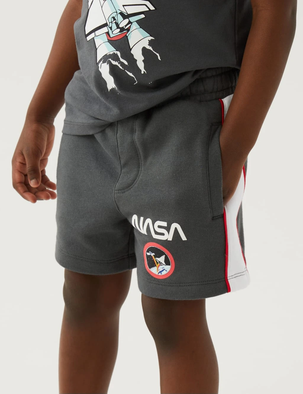 Cotton Rich NASA™ Shorts (2-8 Yrs) 5 Cotton Rich NASA™ Shorts (2-8 Yrs) - Image 3